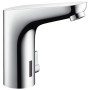 Robinet électronique pour lavabo hansgrohe Focus avec régulation de température, alimentation secteur
