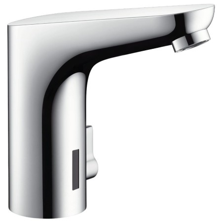 Robinet électronique pour lavabo hansgrohe Focus avec régulation de température, alimentation secteur