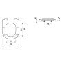 LAUFEN LUA Slim WC-Sitzring ohne Absenkautomatik - Detailansicht