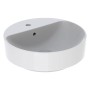 Lavabo sur plan Geberit VariForm, rond, avec trop-plein