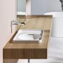Vasque encastrable LAUFEN Val 55 x 36 cm avec trou pour robinet à gauche, avec trop-plein - photo produit