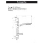 hansgrohe Raindance Select 150 / Unica'S Puro Set 65 cm - Detailansicht