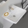 Lavabo Duravit D-Neo 55 cm, avec 1 trou de robinet et trop-plein