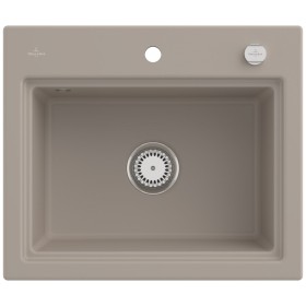 Villeroy & Boch Subway Style 60 S Einbauspüle, Ablaufgarnitur mit Excenterbetätigung, inkl. Abtropfgitter