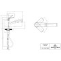 Rubinetto monocomando per cucina Villeroy & Boch Junis Shower