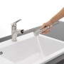 Rubinetto monocomando per cucina Villeroy & Boch Junis Shower - vista tecnica