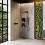 hansgrohe RainDrain Match Plus Set de finition de caniveau de douche 90 cm avec cadre réglable en hauteur - vue détaillée