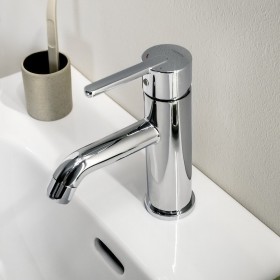 Mitigeur de lavabo monocommande LAUFEN LUA ECO+ avec bonde