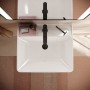 hansgrohe Xanuia Q Lavabo 550/480 con foro per rubinetto e troppopieno, SmartClean - vista tecnica