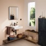 hansgrohe Xanuia Q Lavabo 550/480 con foro per rubinetto e troppopieno, SmartClean - vista dettagliata