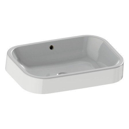 Lavabo à poser Duravit Happy D.2 60 cm sans trou de robinet