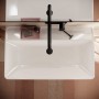 hansgrohe Xanuia Q Lavabo 800/480 senza foro per rubinetto con troppopieno, SmartClean - vista tecnica