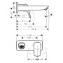 Miscelatore lavabo a incasso monocomando hansgrohe Logis