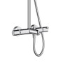 hansgrohe Crometta E 240 1jet Showerpipe Wanne - technische Ansicht