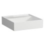 Évier de lavabo LAUFEN Kartell 46 x 46 cm, sans trou de robinet