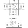 Duravit Darling New WC sospeso a scarico profondo - immagine prodotto