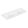 Villeroy & Boch Venticello Schrank-Doppelwaschtisch 130 x 50 cm, mit 2 Hahnlöchern und Überlauf - Detailansicht