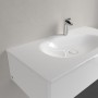 Mobile lavabo Villeroy & Boch Antao 100 x 50 cm, con troppo pieno nascosto - vista tecnica