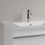 Villeroy & Boch Venticello Schrank-Doppelwaschtisch 130 x 50 cm, mit 2 Hahnlöchern und Überlauf - technische Ansicht