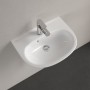 Lavabo Villeroy & Boch O.novo 50 x 38 cm, con troppo pieno - vista tecnica