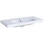 Vasque Geberit Acanto avec saillie réduite et surface de rangement 90 x 42,2 cm