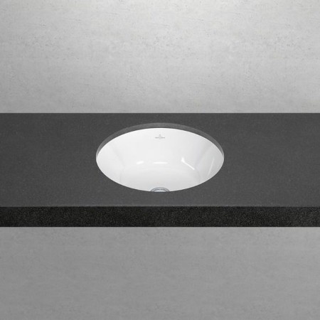 Villeroy & Boch Architectura Lavabo sottopiano 45 x 45 cm rotondo, con troppopieno, non levigato