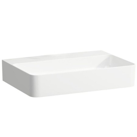 Lavabo encastrable LAUFEN Val 60 x 42 cm sans trou de robinet, sans trop-plein