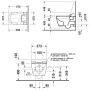 Duravit ME by Starck Wand-WC Set mit Sensowash Slim WC-Sitz