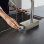 Miscelatore monocomando per cucina hansgrohe Aquno Select M81 250, beccuccio estraibile, 2 getti - vista dettagliata