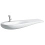Évier encastrable LAUFEN Alessi 120 x 50 cm, avec trou pour robinet et tablette à droite
