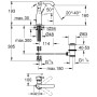 GROHE Essence Neu Einhand-Waschtischbatterie M-Size - Detailansicht