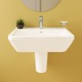 VitrA Integra Waschtisch 64,5 cm, mit Überlaufloch, 1 Hahnloch mittig - Detailansicht