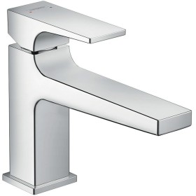 Miscelatore monocomando per lavabo hansgrohe Metropol 100 con leva e scarico Push-Open