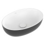 Lavabo d'appoggio ovale Villeroy & Boch Artis 48 x 32,5 cm - vista dettagliata