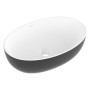 Lavabo d'appoggio ovale Villeroy & Boch Artis 48 x 32,5 cm - vista tecnica
