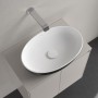 Lavabo d'appoggio ovale Villeroy & Boch Artis 48 x 32,5 cm - vista dettagliata