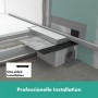 Ensemble de finition de caniveau de douche hansgrohe RainDrain Minimalistic 80 cm - photo produit