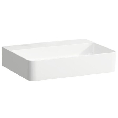 Lavabo encastrable LAUFEN Val, 55 x 42 cm sans trou de robinet ni trop-plein