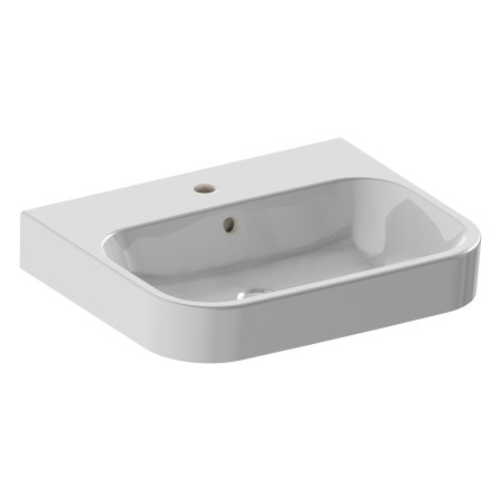 Vasque à poser Duravit Happy D.2 60 cm, avec 1 trou de robinet percé