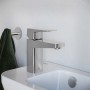 VitrA Root Square Einhebel-Waschtischmischer M ohne Ablaufgarnitur - technische Ansicht