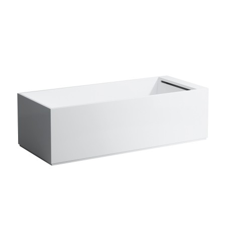 Baignoire rectangulaire autoportante LAUFEN Kartell 176 x 76 cm
