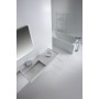 Baignoire rectangulaire autoportante LAUFEN Kartell 176 x 76 cm - vue technique