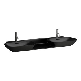 Double vasque encastrable LAUFEN INO 142 x 45 cm avec tablette centrale