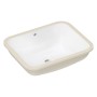 Lavabo sottopiano hansgrohe Xuniva Q 45x35 cm, con troppo pieno - vista dettagliata