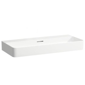 Vasque à poser LAUFEN Val 95 x 42 cm sans trou de robinet, avec trop-plein