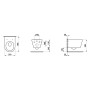 LAUFEN Kartell WC sospeso senza bordo, SilentFlush, EasyFit - immagine prodotto