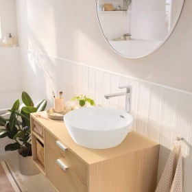 Robinet de lavabo monocommande hansgrohe Rebris S 240 CoolStart pour vasques avec vidage à tirette