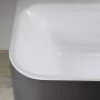 Duravit Happy D.2 Plus Badewanne 180 x 80 cm, mit angeformter Acrylverkleidung - Produktansicht