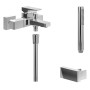 Set doccia Villeroy & Boch Taro con supporto doccia, doccetta a mano e rubinetto per vasca