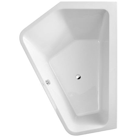 Vasca da bagno ad angolo Duravit Paiova sinistra, con rivestimento 190 x 140 cm